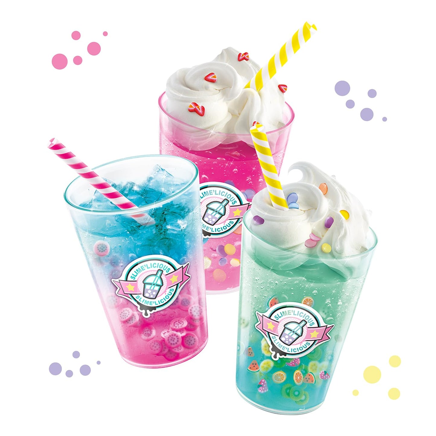 Canal Toys So Slime Slime’Licious Slime’Spresso Machine; Brew A Cuppa’ Stretchy Slime; Mixing Slime Has Never “Bean” So Much Fun; Simply Pour And Mix To Make 10 Slimes; 5 Premade Slimes; Ages 6+