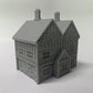 Paintable Tabletop Miniature Little Town Building Terrains Compatible with RPG War Games - 18mm Scale Dioramas Building Set Scen