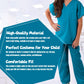 Kids Scrubs Super Soft Children Scrub Set Kids Dress Up (2/3, Teal)