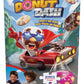 Goliath Donut Dash Game w/ 24pc Puzzle - Race to Pick Up Matching Donuts  Racecar Does Real Donuts On Table Or Hard Floor - Includes 24-Piece Puzzle