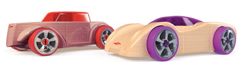 Automoblox Mini Hr5 Scorch And Sc1 Chaos 2-Pack , Red And Purple , 4.5'' X 1.75''