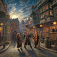Buffalo Games - Silver Select - Harry Potter - Diagon Alley - 500 Piece Jigsaw Puzzle for mature-themeds -Challenging Puzzle Perfect for Game Nights - Finished Size is 21.25 x 15.00