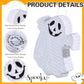 Aoriher Halloween Ghost Piñata Spooky White Ghost Piñata With Stick And Blindfold Halloween Hanging Decoration Mexican Piñata For Birthday Game Halloween Party Supplies