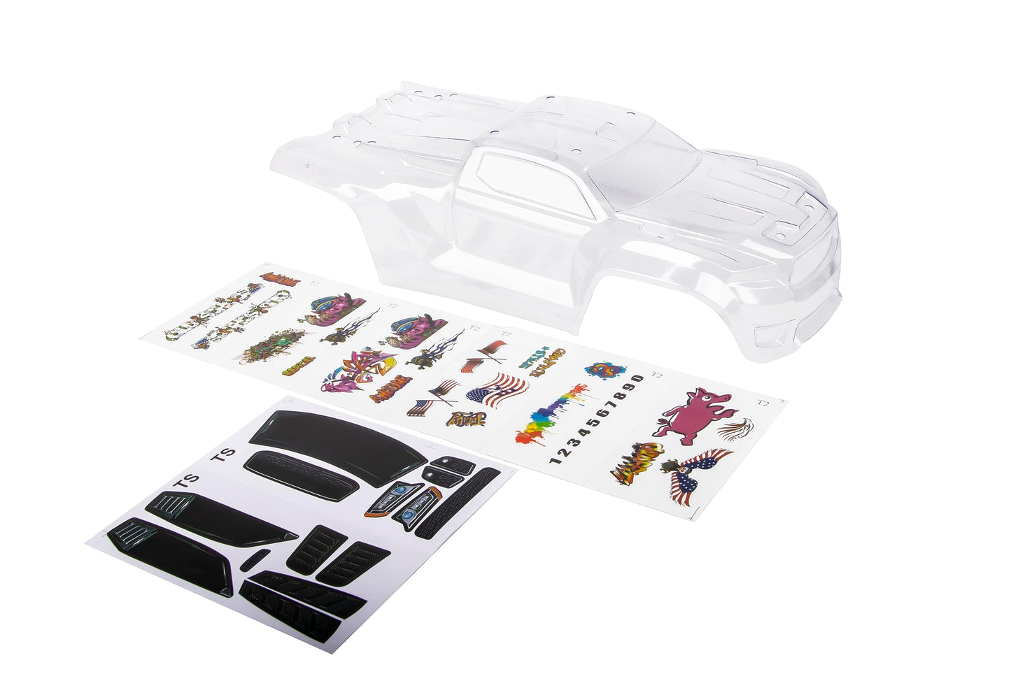 Musbeler Custom Body Compatible For Sledge 6S 4Wd 1/8 Truck Shell Cover (Clear Unpainted)