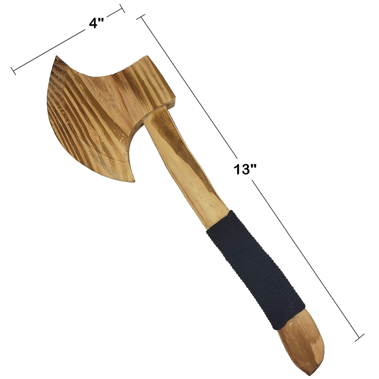 Adventure Awaits! Wooden Toy Axe Hatchet Set - 2-Pack, Handmade, Lightweight, Light Brown