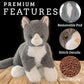 Lulumaia Weighted Stuffed Animals - 3.5Lb - Microwavable Unscented Plush Stuffed Animal - Weighted And Heated Stuffed Animal For