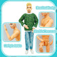 Flfuatt Stylish Fashions Girls Doll Toys, The Ultimate Fashionista Doll For Trendy Kids, 11.5 Inch Fashion Doll (Long Sleeves In