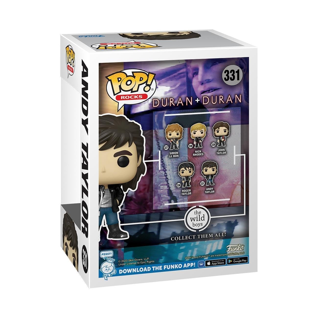 Funko Pop! Rocks: Duran Duran - Wild Boys Andy Taylor - Collectable Vinyl Figure - Gift Idea - Official Merchandise - For Kids & Adults - Music Fans - Model Figure For Collectors And Display