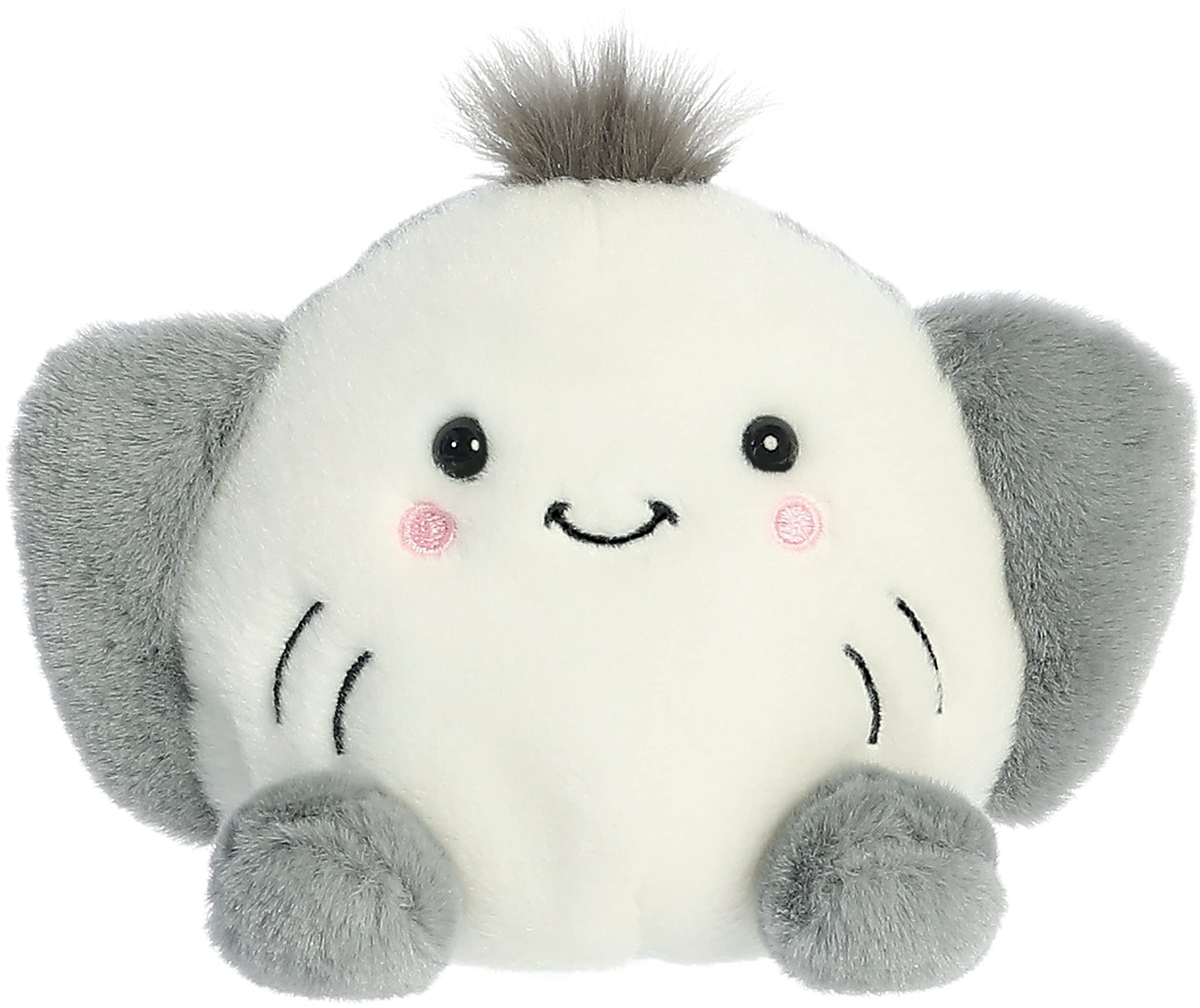 Aurora Adorable Palm Pals Flapjack Stingray Stuffed Animal - Pocket-Sized Play - Collectable Fun - White 5 Inches