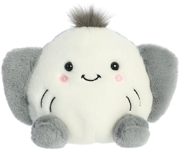 Aurora Adorable Palm Pals Flapjack Stingray Stuffed Animal - Pocket-Sized Play - Collectable Fun - White 5 Inches
