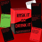 Fun Drinking Game for Parties: 150 Hilarious Dares & Risky Questions for mature-themeds Games Nights - mature-themed Cards for Party Pregames  College or Bachelorette