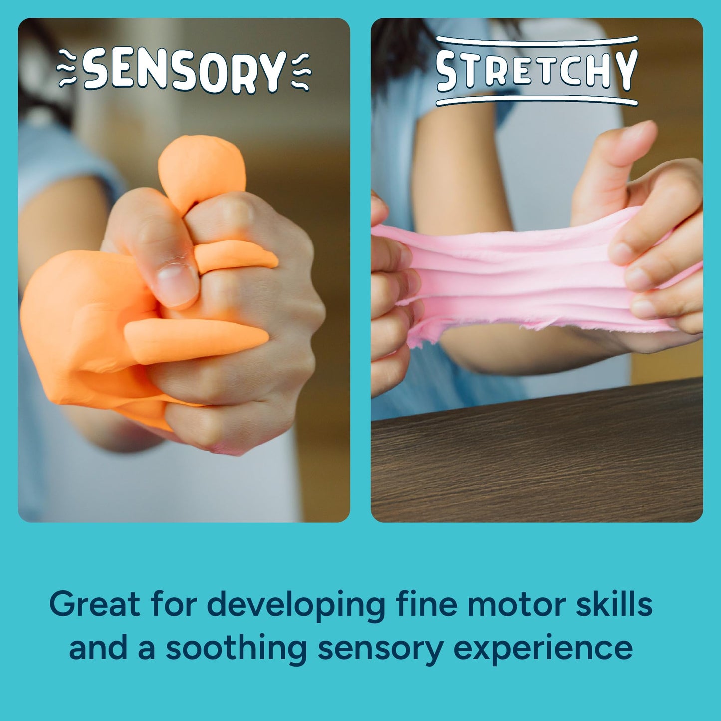 Whoa Dough Air Dry Clay Deep Sea 8 Pack by Chuckle and Roar