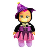 Cry Babies Tiny Cuddles Halloween Agatha - 9' Baby Dolls, Cries Real Tears, Pink And Purple Witch Themed Pajamas