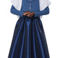 California Costumes, Sojourner Truth, Child Medium,Blue/White