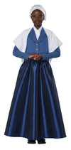 California Costumes, Sojourner Truth, Child Medium,Blue/White