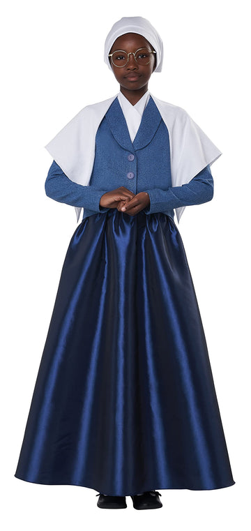 California Costumes, Sojourner Truth, Child Medium,Blue/White