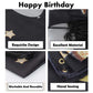 Pakboom Happy 22Nd Birthday Banner Backdrop - 22 Birthday Party Decorations Supplies For Men Him - Black Gold 4 X 6Ft