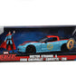Jada Toys Marvel Doctor Strange 1:24 2006 Chevy Corvette Z06 Die-Cast Car with 2.75'' Dr. Strange Figure  Toys for Kids and mature-themeds (32115)