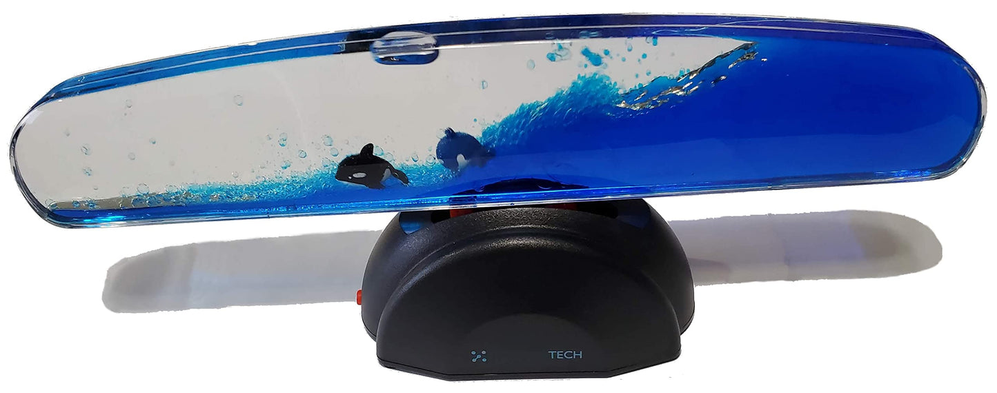 Supremetech Wave Motion Machine (Blue, 12 Inch With Orcas)