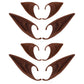 Freshme Renaissance 4 Pairs Brown Fairy Pixie Ears - Short And Long Silicone Elf Ears Set For Women Cosplay Halloween Christmas Renaissance Anime Vampire Masquerade Dress Up Props Costume Accessories