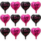 12 Pcs Pink Heart Balloons 18 Inch I Love You Valentines Day Balloons For Valentines Day Decorations Bridal Shower Wedding Party