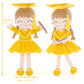 Gloveleya Baby Girl Gifts Graduation Plush Girls Dolls Congratulation Gift For Kindergarten Gold 16 Inch