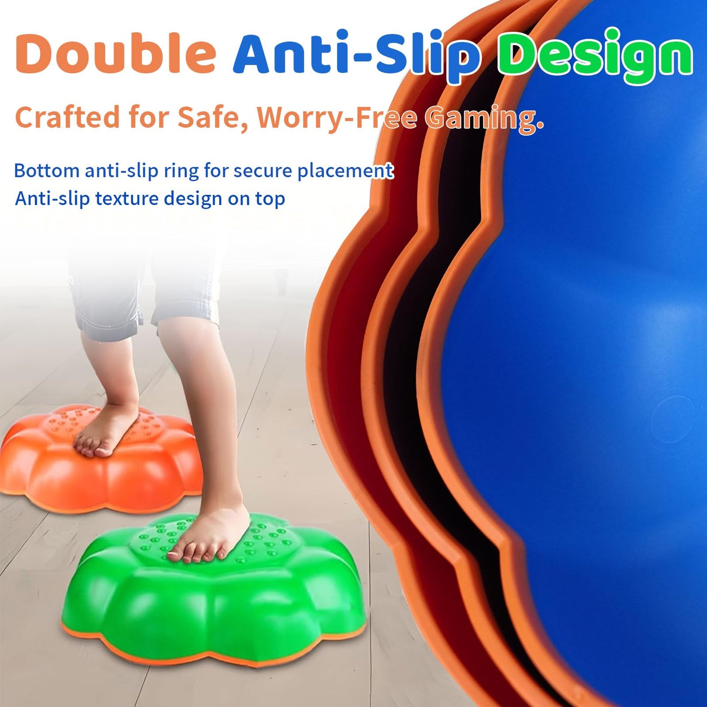 Stepping Stones For Kids, Toddler Stepping Stones, Kids Stepping Stones, Non-Slip Balance Stepping Stones Kids, Tobstacle Course
