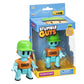Stumble Guys Series 2 | Articulated Action Figure - 4.5 Collectible Toy | 1-Pack Window Display Box with Hidden Stickers | 4 Unique Characters to Collect (Robot Guy)