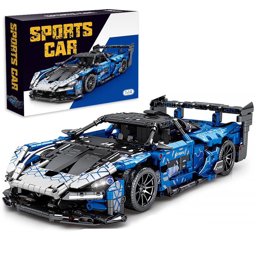 Mesiondy Sports Car Building Blocks Toys Adults Kits