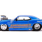 Jada Toys Bigtime Muscle 1:24 1969 Chevy Camaro Earthshaker Die-cast Car Candy Blue, Toys for Kids and Adults