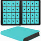 16 Pocket Card Binder  1000+ enhanced Zip Trading Card Binder  Double Sided Pocket Card Binder Album  Ringless Card Folder for MTG  TCG  Sports Card (Teal  16Pockets)
