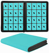16 Pocket Card Binder  1000+ enhanced Zip Trading Card Binder  Double Sided Pocket Card Binder Album  Ringless Card Folder for MTG  TCG  Sports Card (Teal  16Pockets)