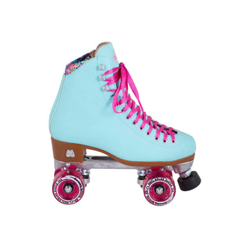 Moxi Beach Bunny Roller Skates - Fashionable Womens Roller Skates | Blue Sky | Size 7