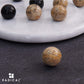 Radicaln Marble Tic Tac Toe 10 Inches Black and Coral Handmade Board Game for mature-themed and Family - Ideal Outdoor & Travel Game  Fun Gift for mature-themeds  Best for Coffee Table Centerpiece