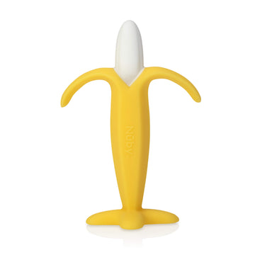 Nuby Soothing Banana & Corn Teether, 2 Pack, 3+ Months