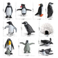 Scahow 11Pcs Penguin Toys, Plastic Arctic Animal Penguin Figures For Kids, Realistic Polar Animals Penguin Figurines Set With Ig