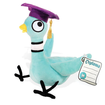Yottoy Mo Willems Collection | The Pigeon Graduation Stuffed Animal Plush Toy-6.5
