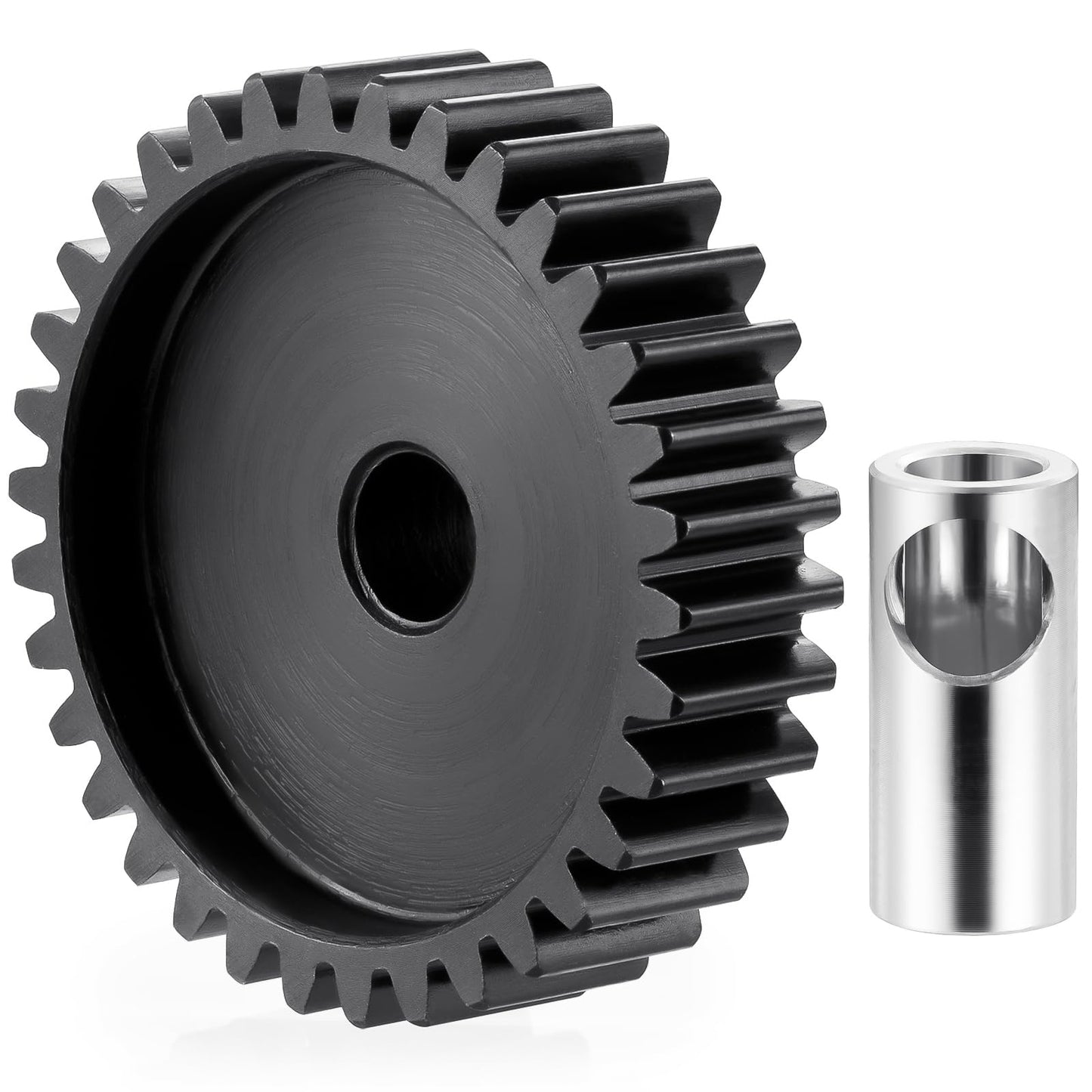 Brkrc Steel 32P 5Mm Pinion Gear 25T 26T 28T 29T 30T 31T 32T 33T 34T 35T 36T 37T 38T Motor Gears For 1/10 1/8 Rc Car Parts (34T)