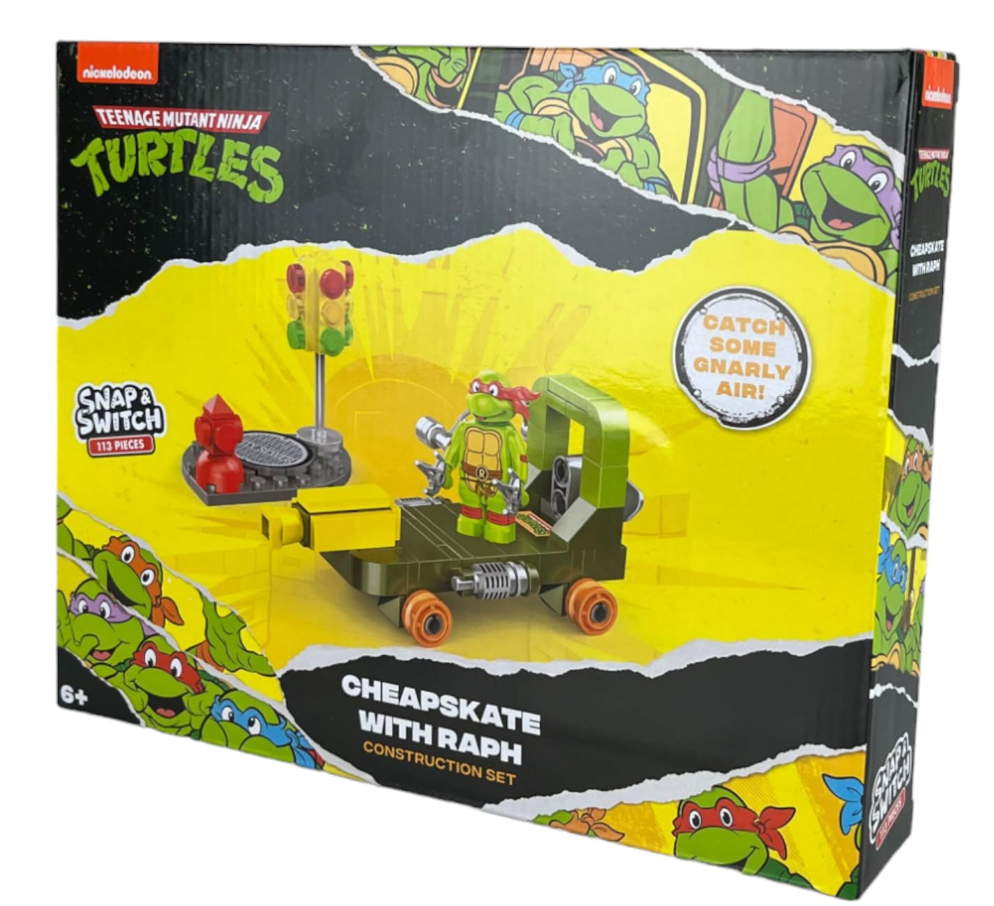 Snap & Switch Teenage Mutant Ninja Turtles Cheapskate Playset - Buildable Toy Set for Ages 6+, Plastic Material, Fun-Filled Adventures