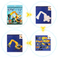 4 Pack Sticker Books For Kids Ages 4-8, Crafts For Kids Ages 4-8 Sticker Paint Books Boys And Girls Birthday Gifts Party Favor, Travel Toys For Toddlers Learning (Princess+Animal+Horse+Vehicle)