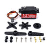 Readytosky Waterproof 12kg Servo 180 Dgree Metal Gear High Speed Digital Servo Motor for Helicopter Tail Robot Car Drone Boat