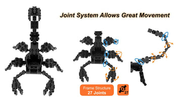 Mybuild Mecha Frame Pack 1005 - Elevate Your Building Experience With A Customizable Baseplate For Alien Scorpion Model And More Creativities