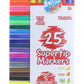 25 Supertip Washable Markers Including Five Scented Markers!