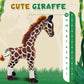 Yohaki Giraffe Plush Toy, 12'' Cute Giraffe, Washable Holiday Plush Toy, Stuffed Giraffe,Giraffe Stuffed Animal Birthday Gift Fo