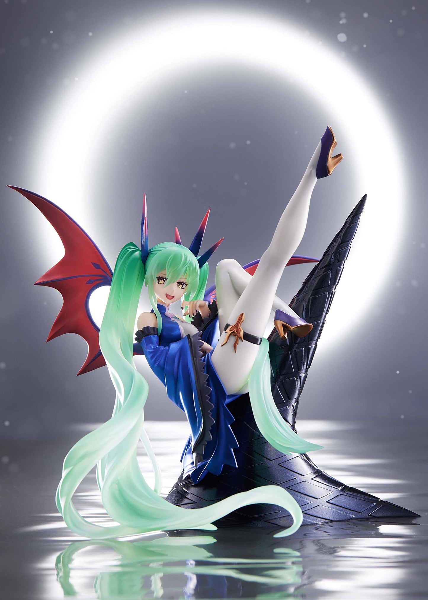Tenitol Hatsune Miku Dark Figure, Total Height Approx. 6.7 Inches (170 Mm), Non-Scale, Atbc-Pvc, Painted, Complete Figure