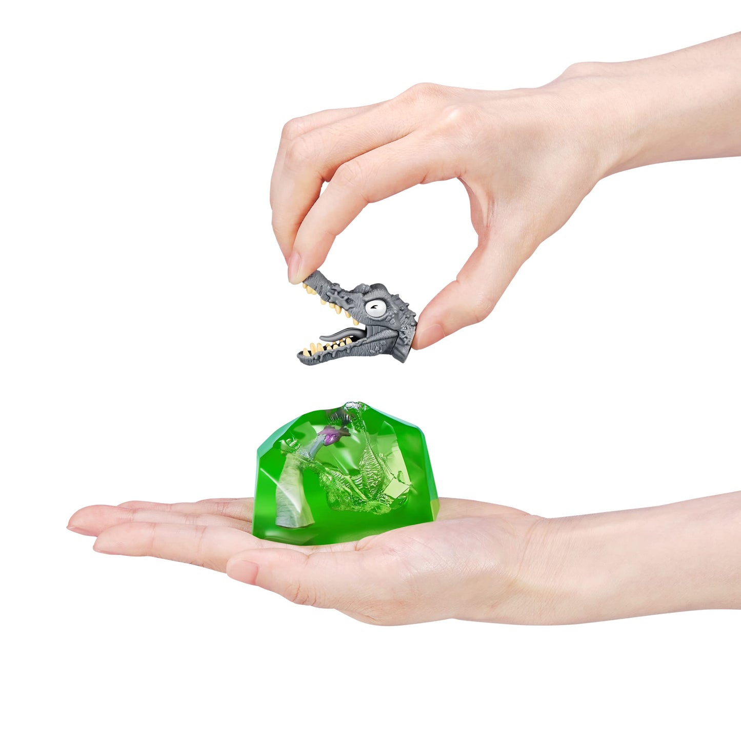 Smashers Mini Jurassic Light Up Dino Egg (Spinosaurus) By Zuru Collectible Egg, Volcano Slime, Fossil Toy, Dinosaur Toys, T-Rex Toy For Boys And Kids