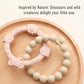 Yiveko Baby Teether Rings Silicone Teethers For Babies Multi Use Baby Toy Rings Teething Toys For Infants Baby Chew Toys Baby Te