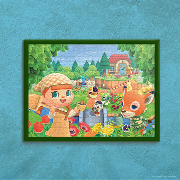 Animal Crossing “New Horizons” 1,000 Piece Jigsaw Puzzle | Officially Licensed Animal Crossing Merchandise | Collectible Puzzle Featuring Beau, Vesta, Pekow & Daisy Mae From The Nintendo Switch Game