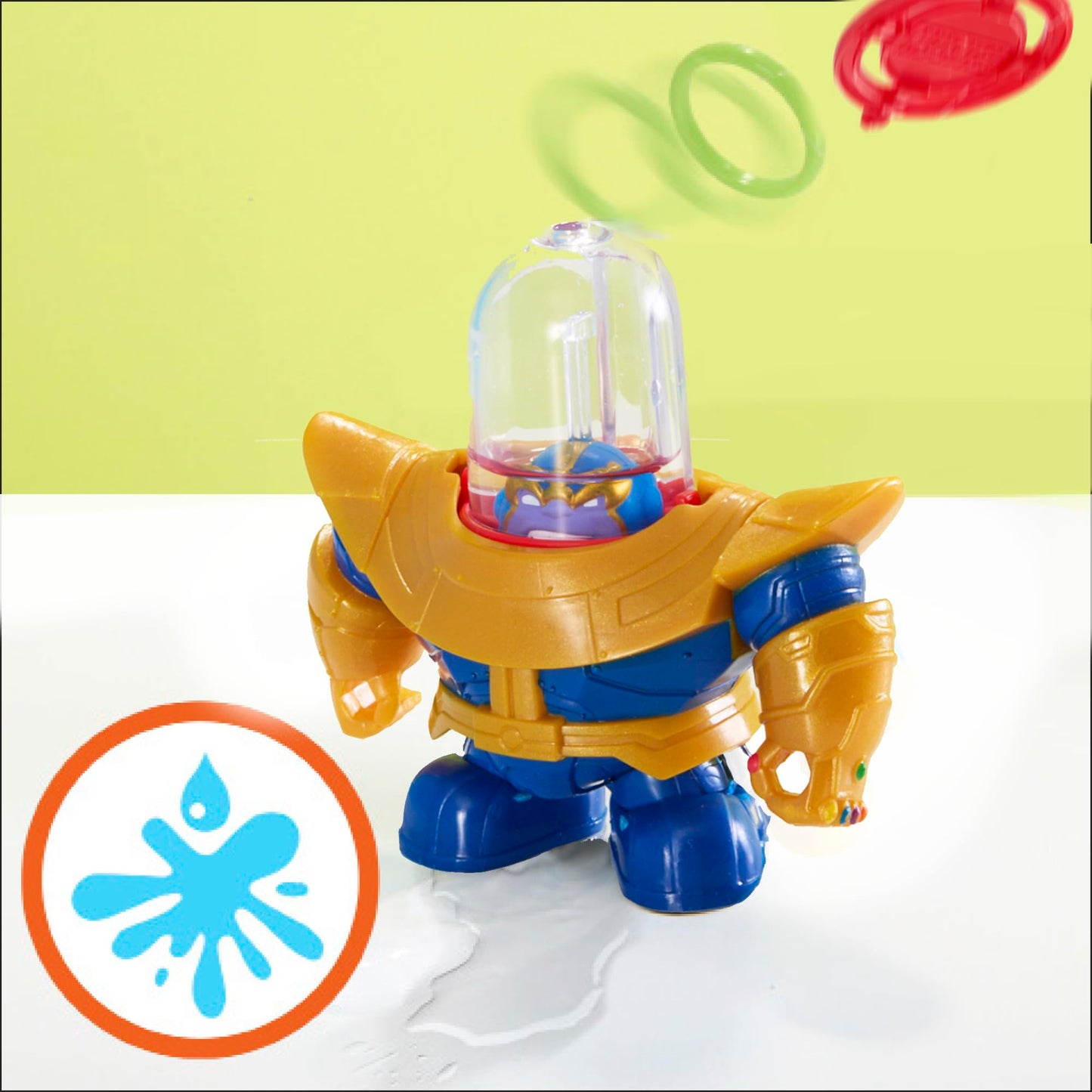 Hydro Pods Marvel Thanos Aqua protective covering  Mech Suit Battle Set  Water Activated Surprise Toys for 6 Year Old Boys & Girls & Up