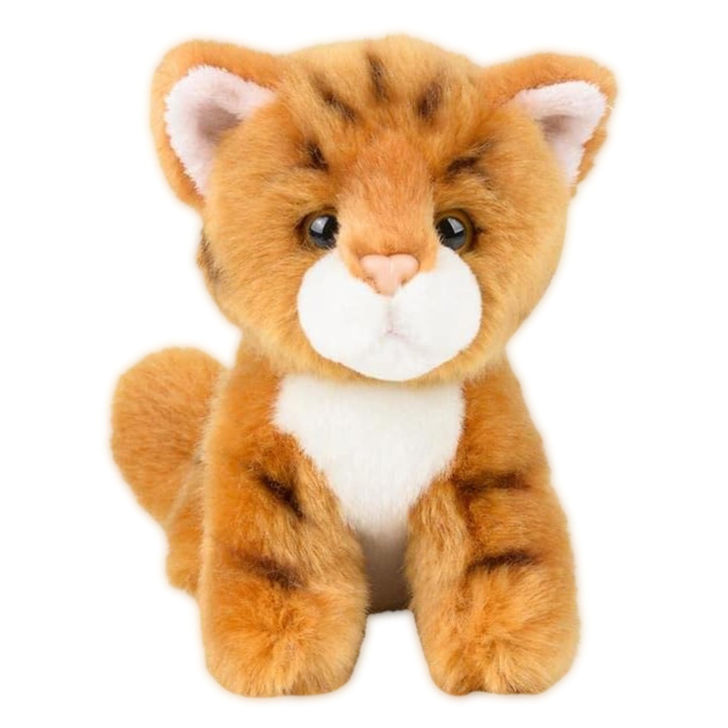 Forest & Twelfth 6'' Stuffed Tabby Cat Animal, Soft Plush Toy, Cute Stuffed Animal For Boys And Girls, Realistic Looking Small S
